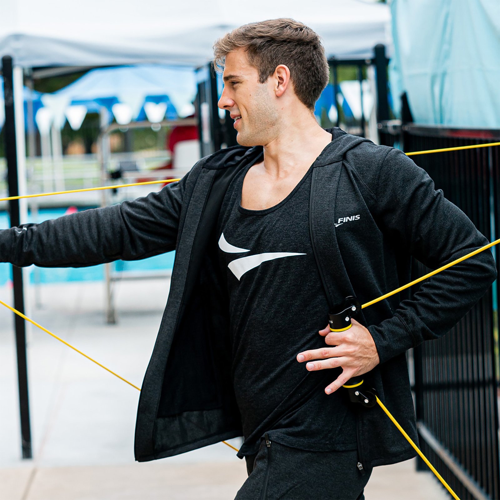 Campera Deportiva Hombre Finis Tech Jacket M - Imagen 3