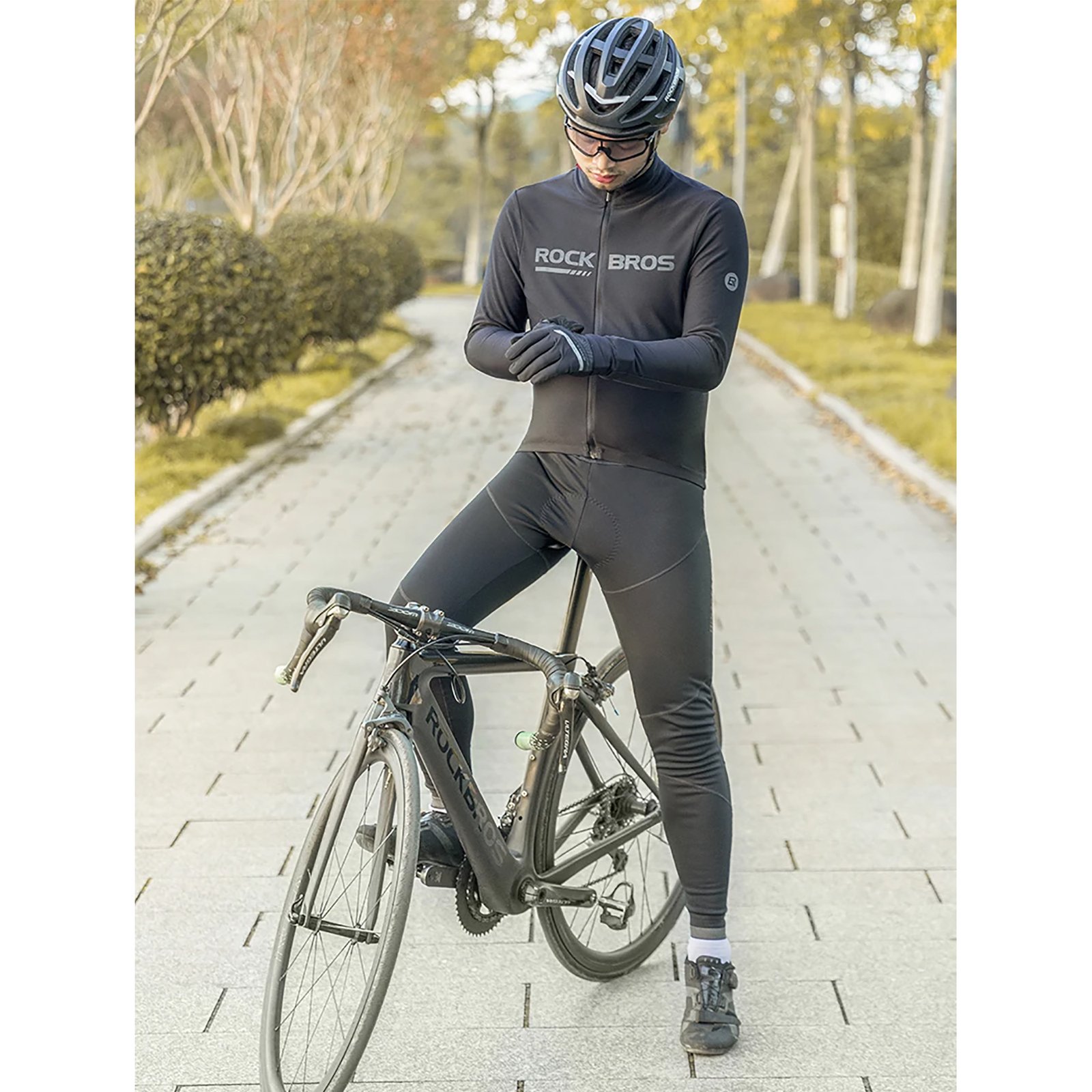 Remera Ciclista Rockbros Transpirable Secado Rápido Polar 3XL