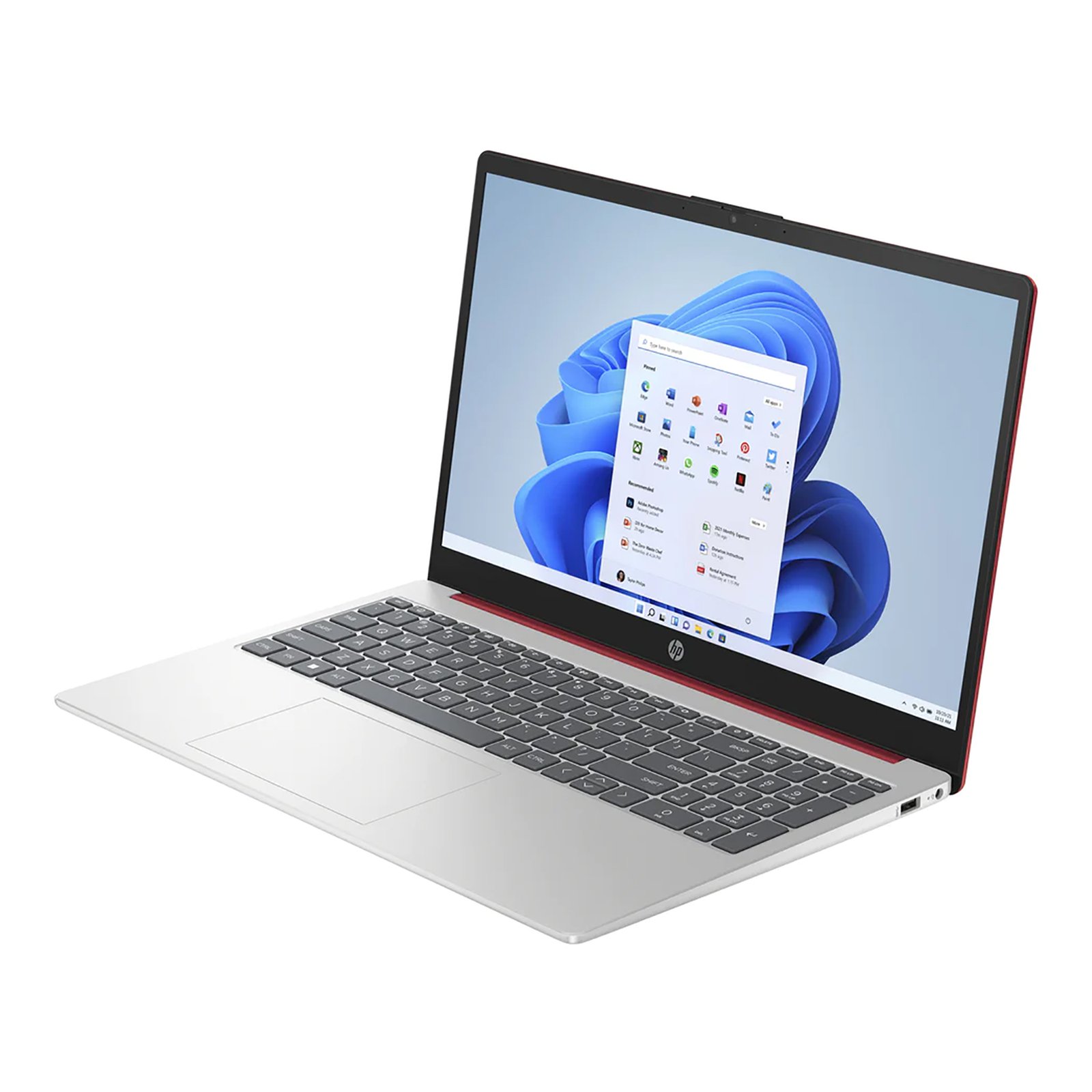 Notebook Hp 15,6'' N200 4gb 128gb Win11 Rojo - Imagen 2