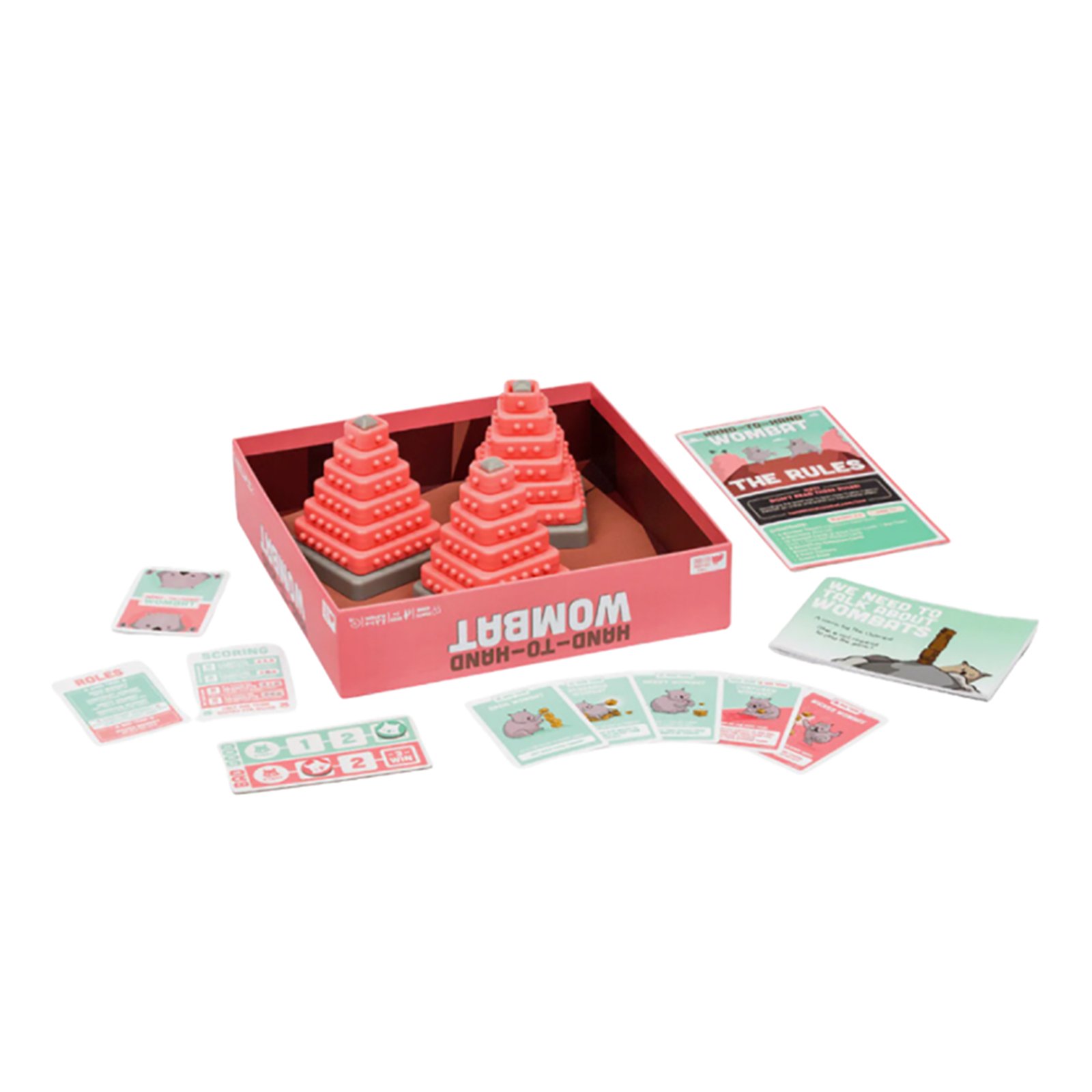 Juego De Mesa Exploding Kittens Hand To Hand Wombat +7