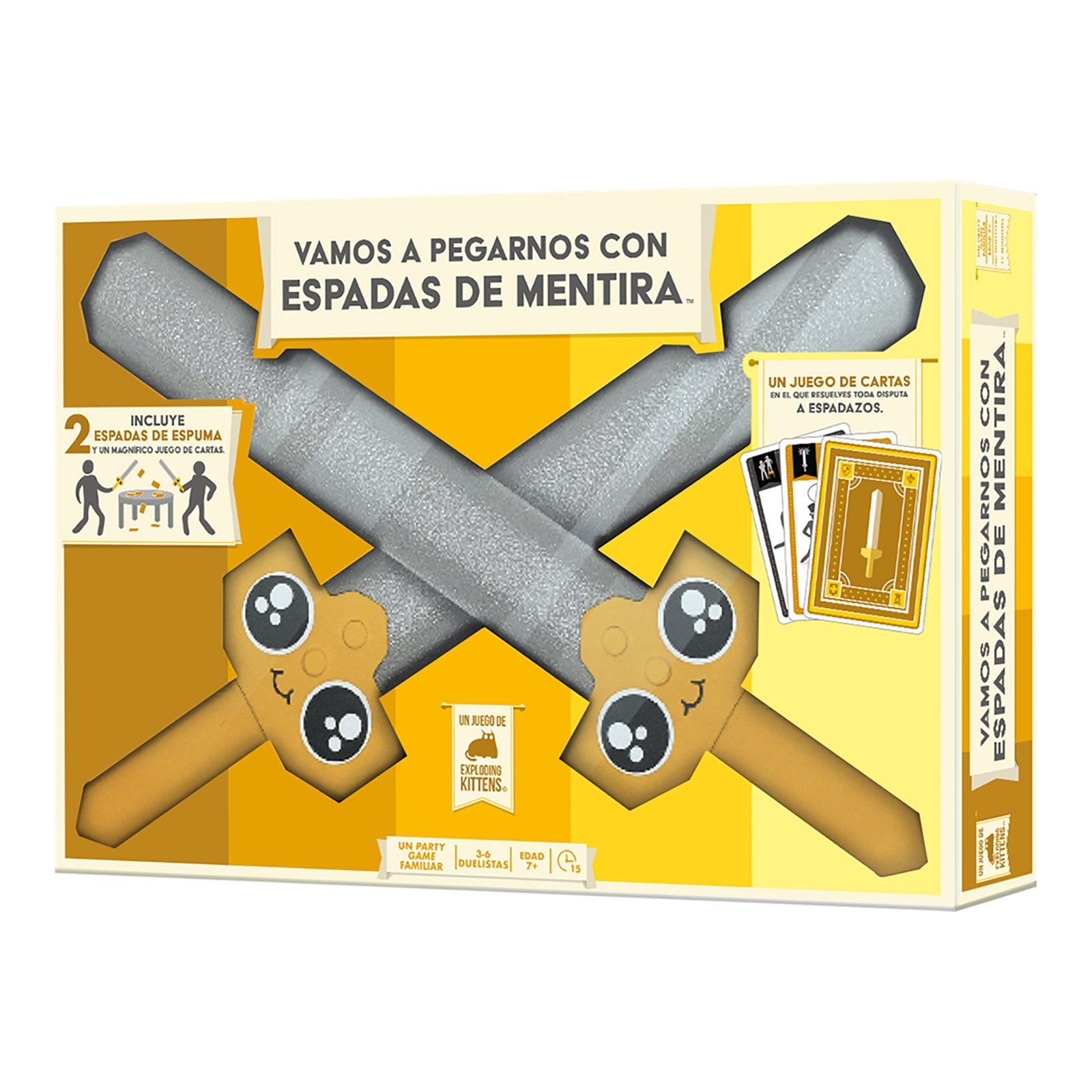 Juego De Mesa Exploding Kittens Vamos A Pegarnos Con Espadas De Mentira +7 - Imagen 3