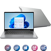 Notebook Lenovo 14'' N4020 4gb 64gb W11 Home S - Imagen 6