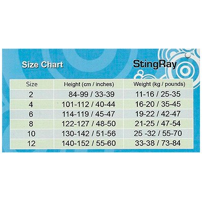 Traje Neopreno Stingray Hp Core Aqua Sphere Niño 6