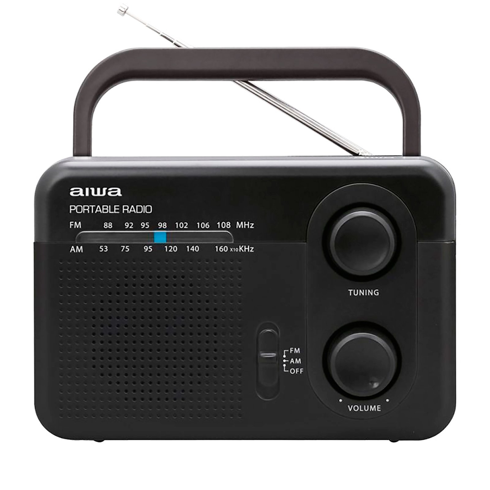 Radio Portátil Analógico Aiwa Aw-fml4 Am/fm Color Negro - Imagen 4