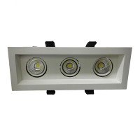 Lámpara Led Ledion Embutir 9w x3 3000k Dimerizable Chip Hr - Imagen 2