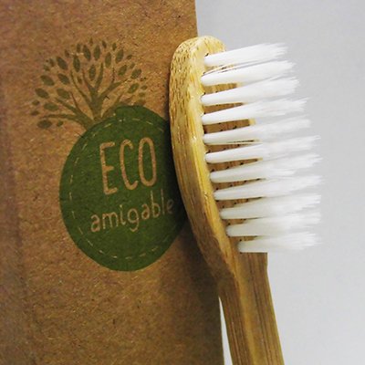 Cepillo De Dientes Ecológico De Bambú Soft 5u - Imagen 3