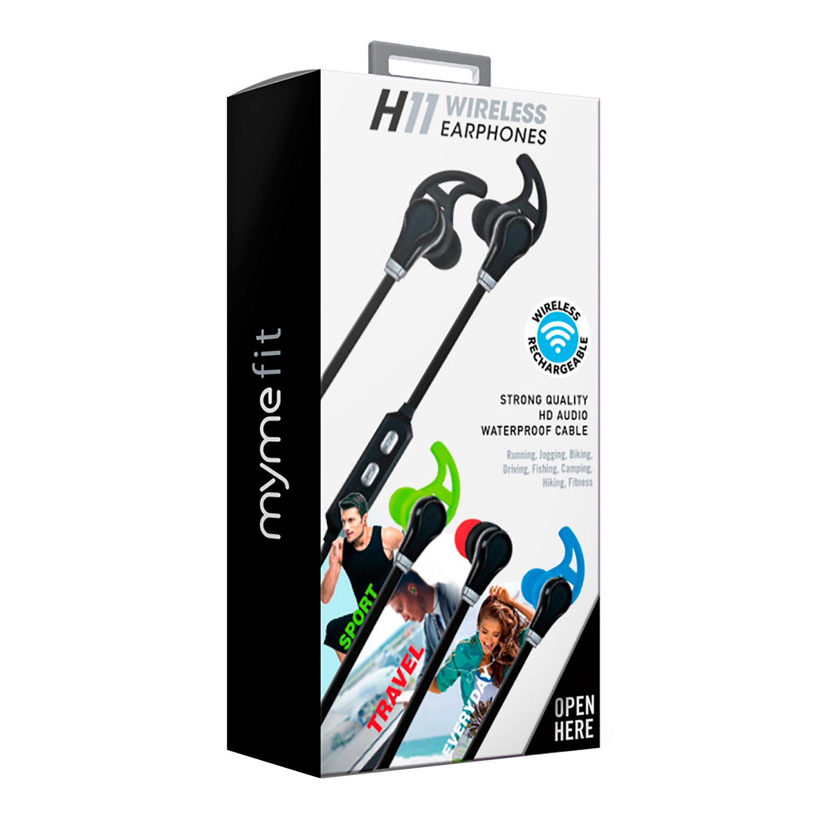 Auriculares Deportivos Inalámbricos Fifo H11 Bt Audio Hd - Imagen 2