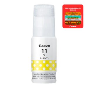 Botella Canon Gi-11 Y Cuarta Generación Tinta Amarillo