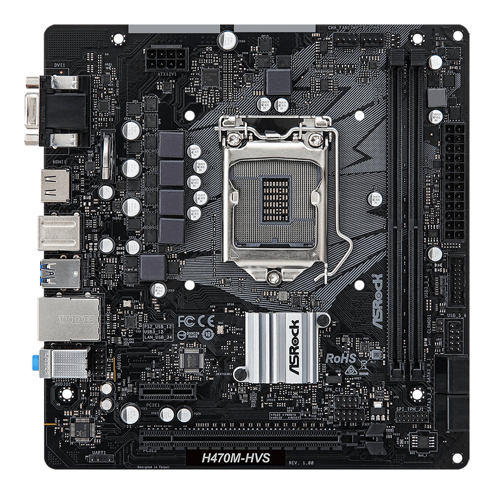Tarjeta Madre Asrock H470m-hvs Socket 1200 - Imagen 2
