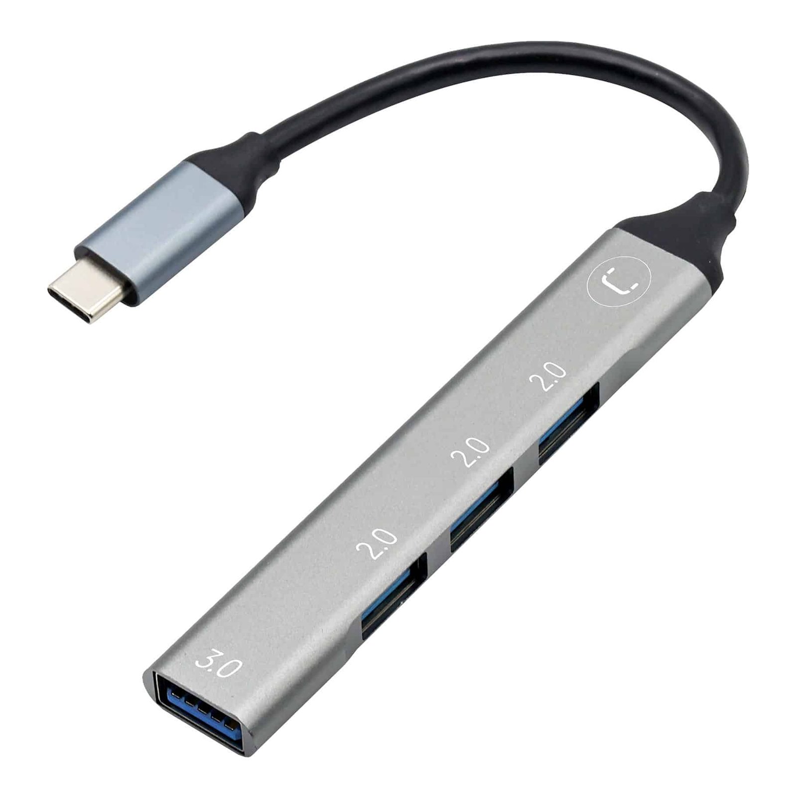 Hub Usb C A Usb A Unno Hb1013sv 4 Puertos - Imagen 2