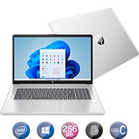 Notebook Hp 17,3'' Core I3 8gb 256gb Win11 Plateado - Imagen 5
