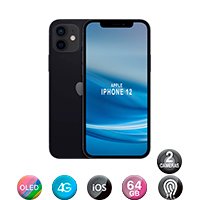 SMARTPHONE iPhone 12 6,1 4gb 64gb Negro - Imagen 2