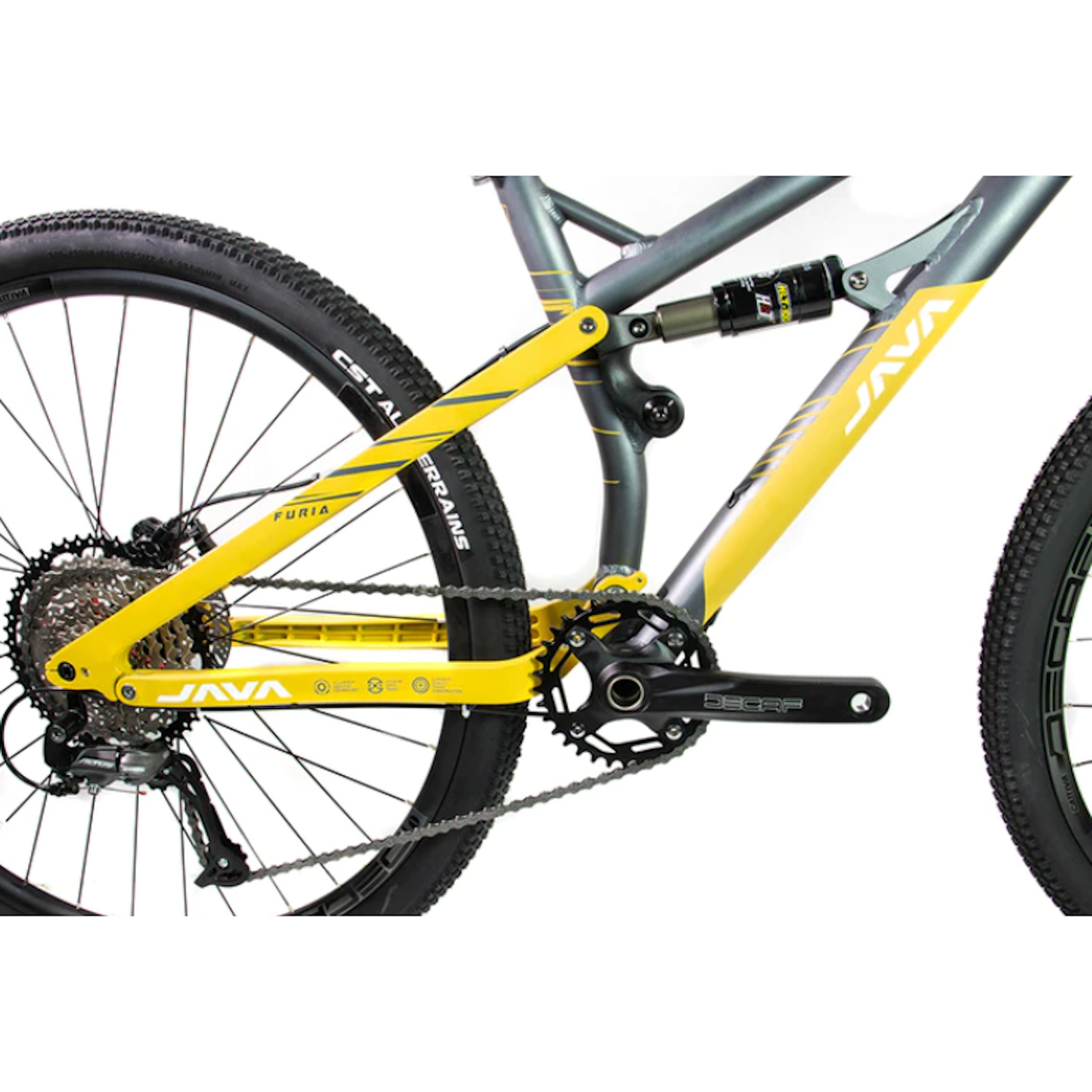 Bicicleta Java MTB Furia 9S 29* 17 Amarillo