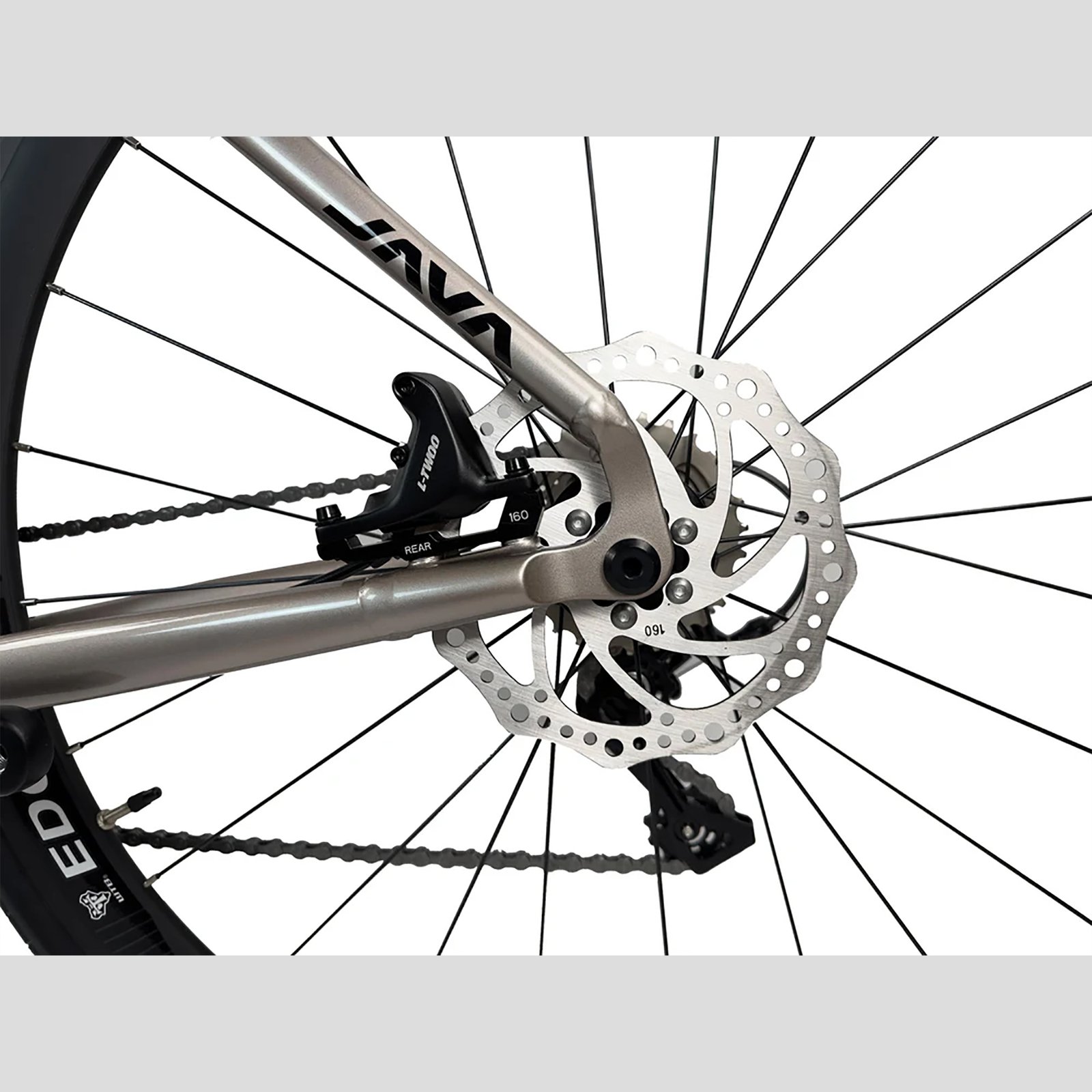 Bicicleta De Ruta Java Auriga 18V Talle M Titanio - Imagen 2