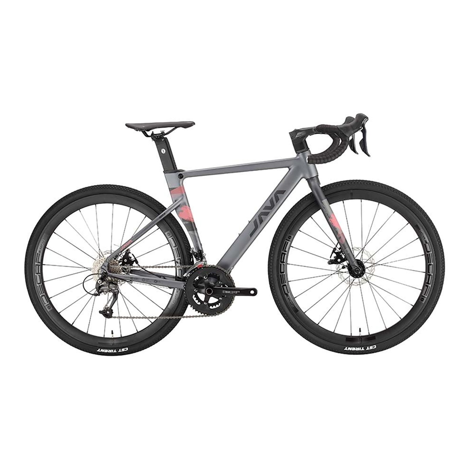 Bicicleta De Ruta Java Gravel Idra 24V Talle 540mm Titanio - Imagen 6