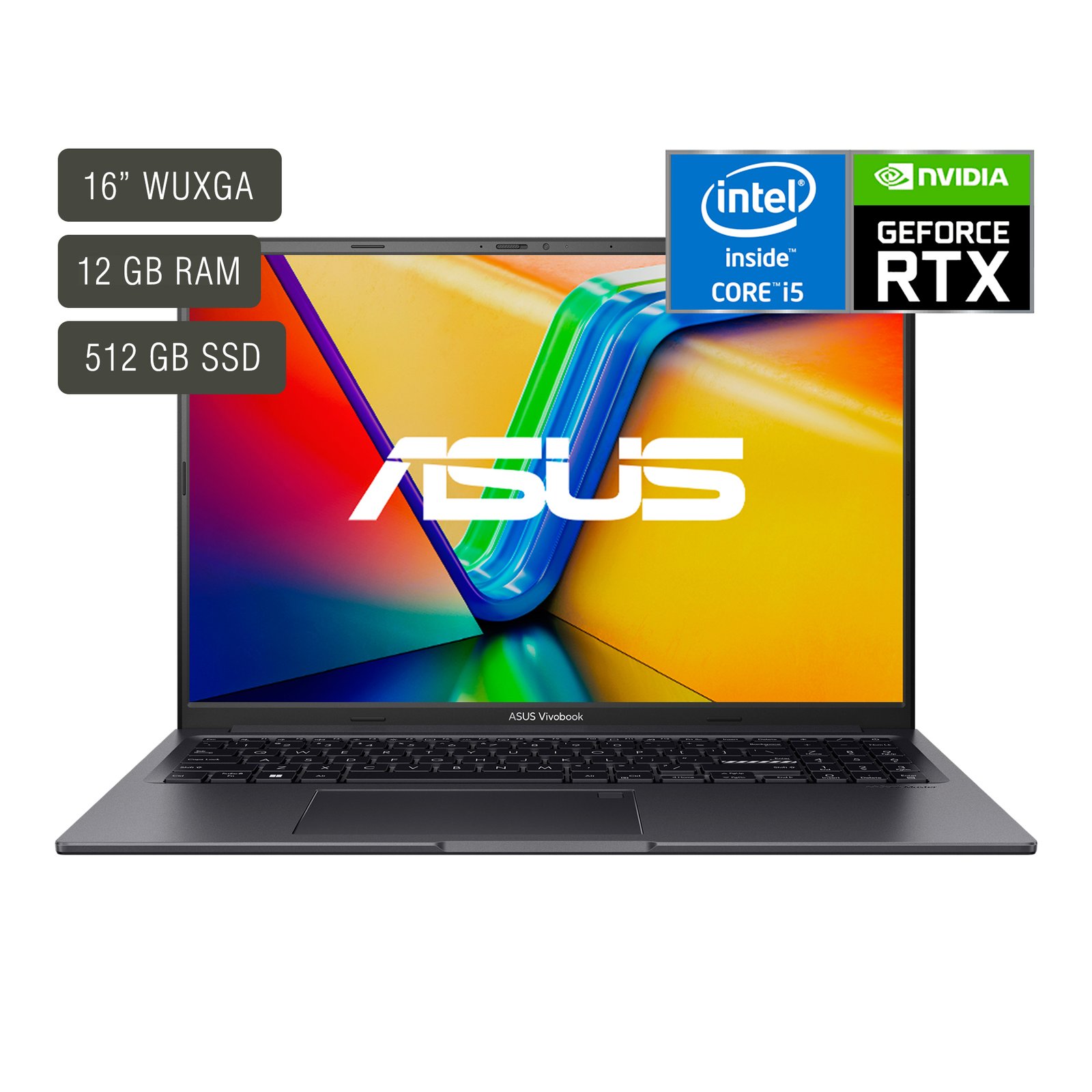 Notebook Asus Vivobook 16'' Core I5 12gb 512gb Win11 Rtx2050 - Imagen 5