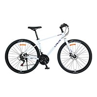 Bicicleta De Montaña Laux Hurricane 21V Rodado 29/700 Blanco