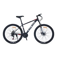 Bicicleta De Montaña Laux Mt150 21V Rodado26 16'' Negro-Rojo