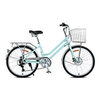 Bicicleta De Paseo Laux Xiangyu 7V Rodado 26 Verde