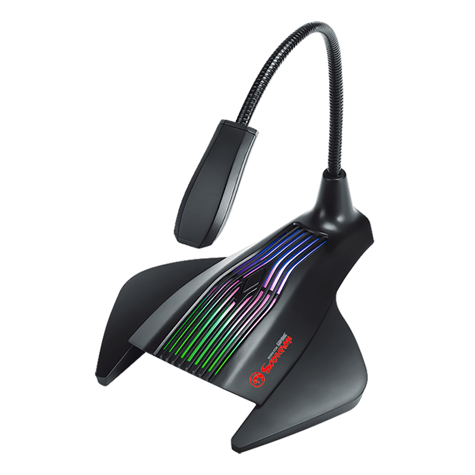 Micrófono Gaming Marvo Mic-01 Omnidireccional Con Iluminación - Imagen 2