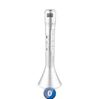 Micrófono Para Karaoke Vivitar Bluetooth Luces Led - Imagen 2