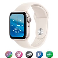 Apple Watch SE 2 40mm S/M Wifi Bluetooth Gps - Imagen 3