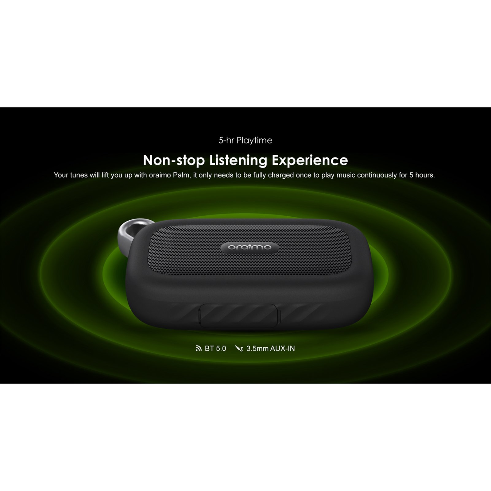 Parlante Inalámbrico Palm Oraimo Ip67 Bluetooth 3w