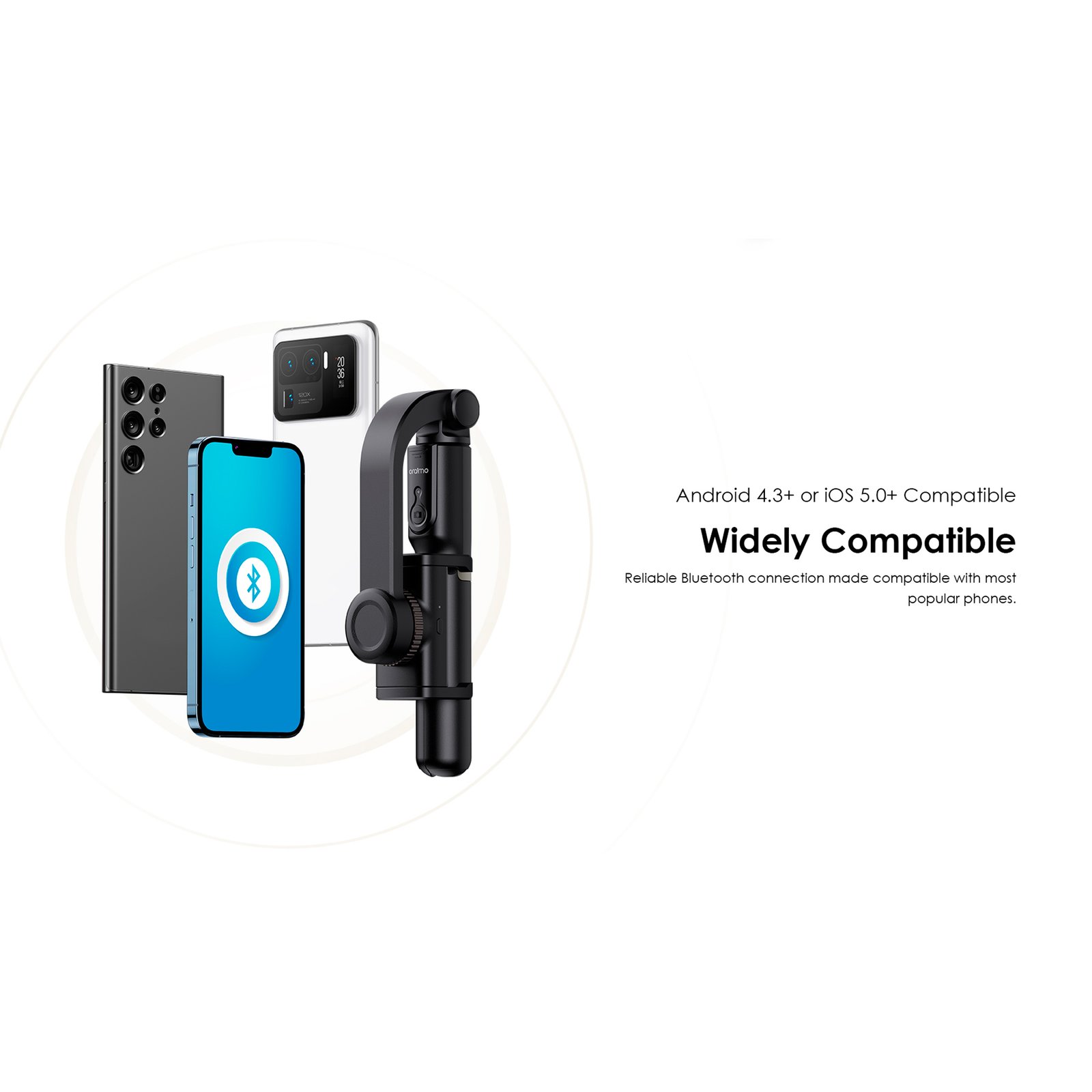Gimbal Oraimo Ov-ghs1 Bluetooth Android Ios - Imagen 3