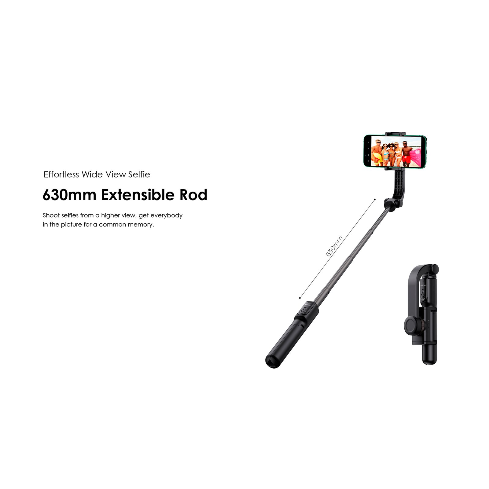 Gimbal Oraimo Ov-ghs1 Bluetooth Android Ios - Imagen 2