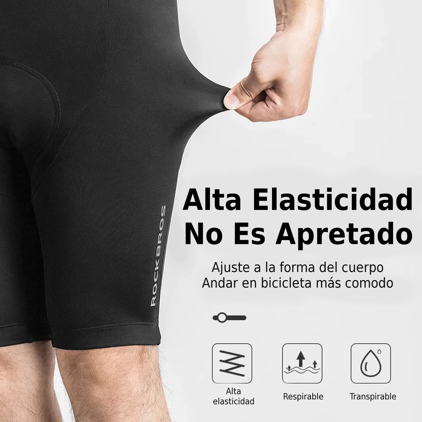 Pantalones Cortos De Ciclismo Rockbros Para Hombre Y Mujer Talle M - Imagen 5