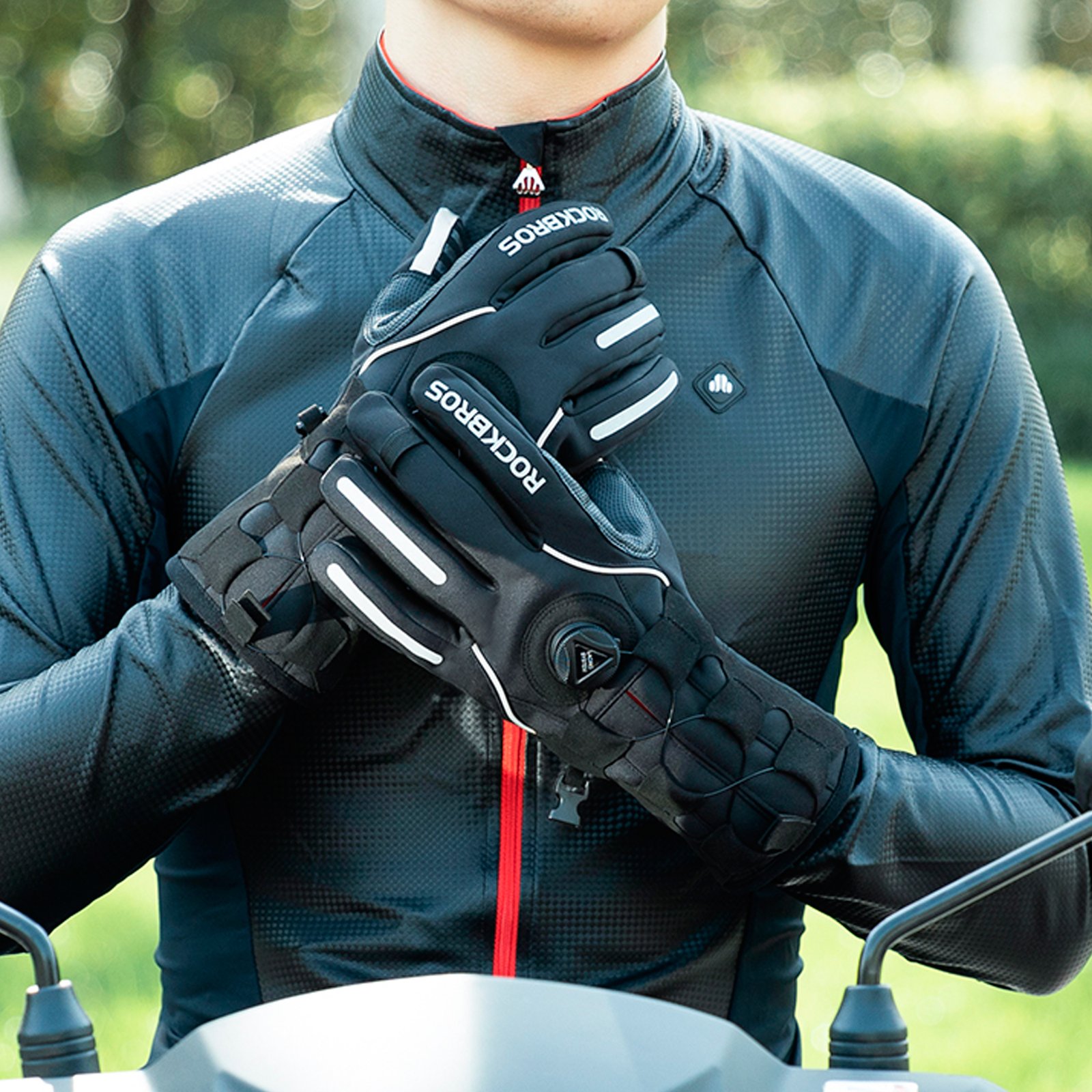 Guantes De Invierno Rockbros Antideslizantes S - Imagen 2