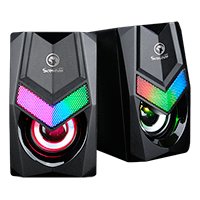 Parlantes Gaming Usb Pc Marvo Sg-118 Led 6w - Imagen 10