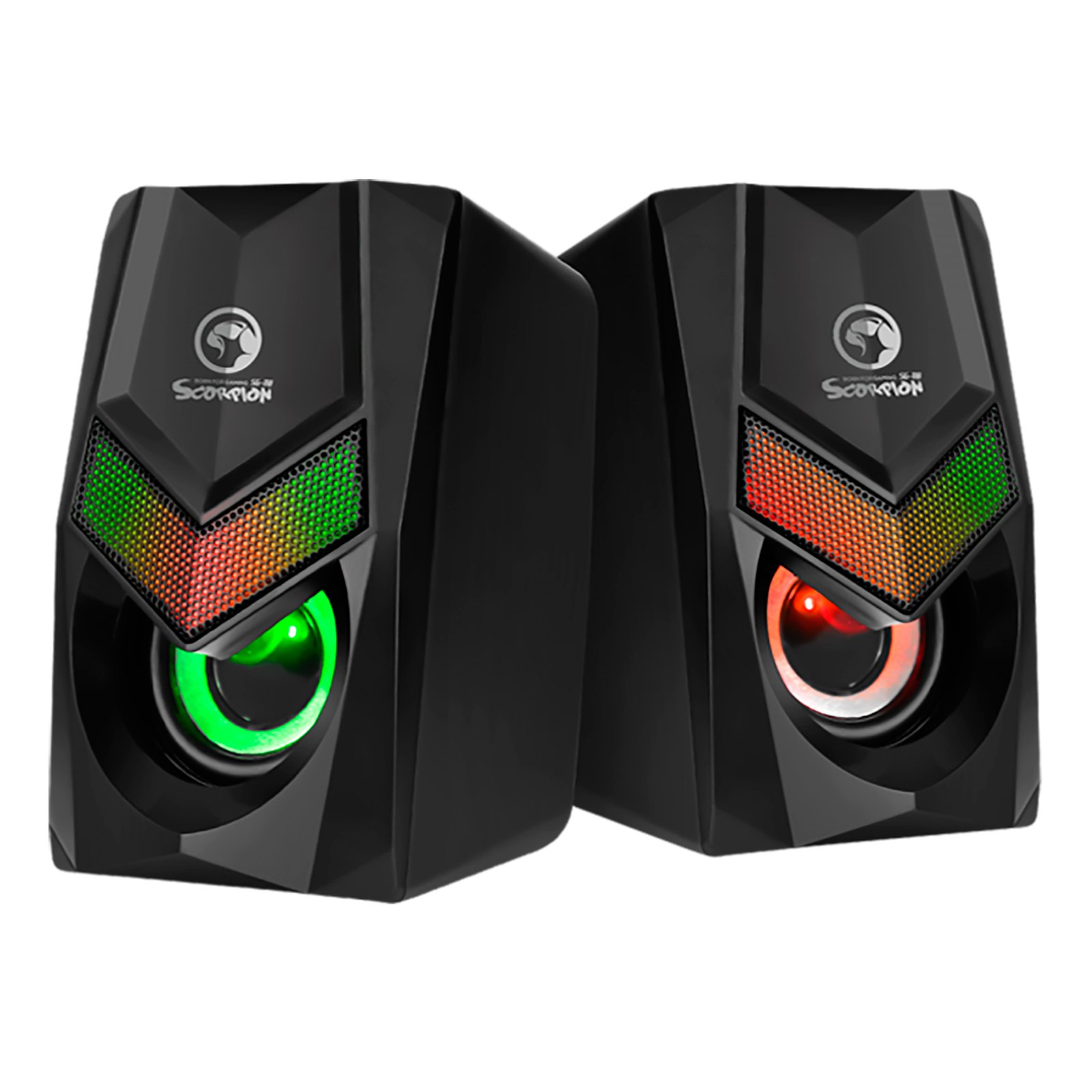 Parlantes Gaming Usb Pc Marvo Sg-118 Led 6w - Imagen 4