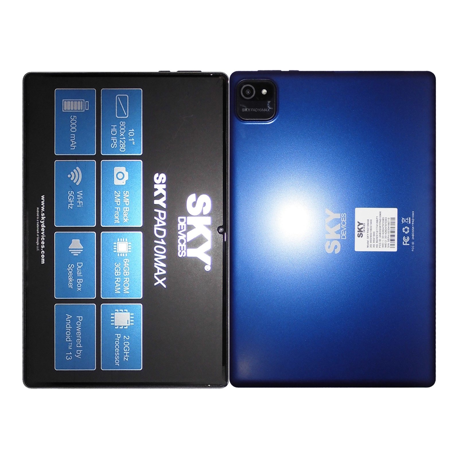 Tablet Pad10 Max Sky 10,1'' 4G 3gb 64gb 5mp+2mp Azul - Imagen 2