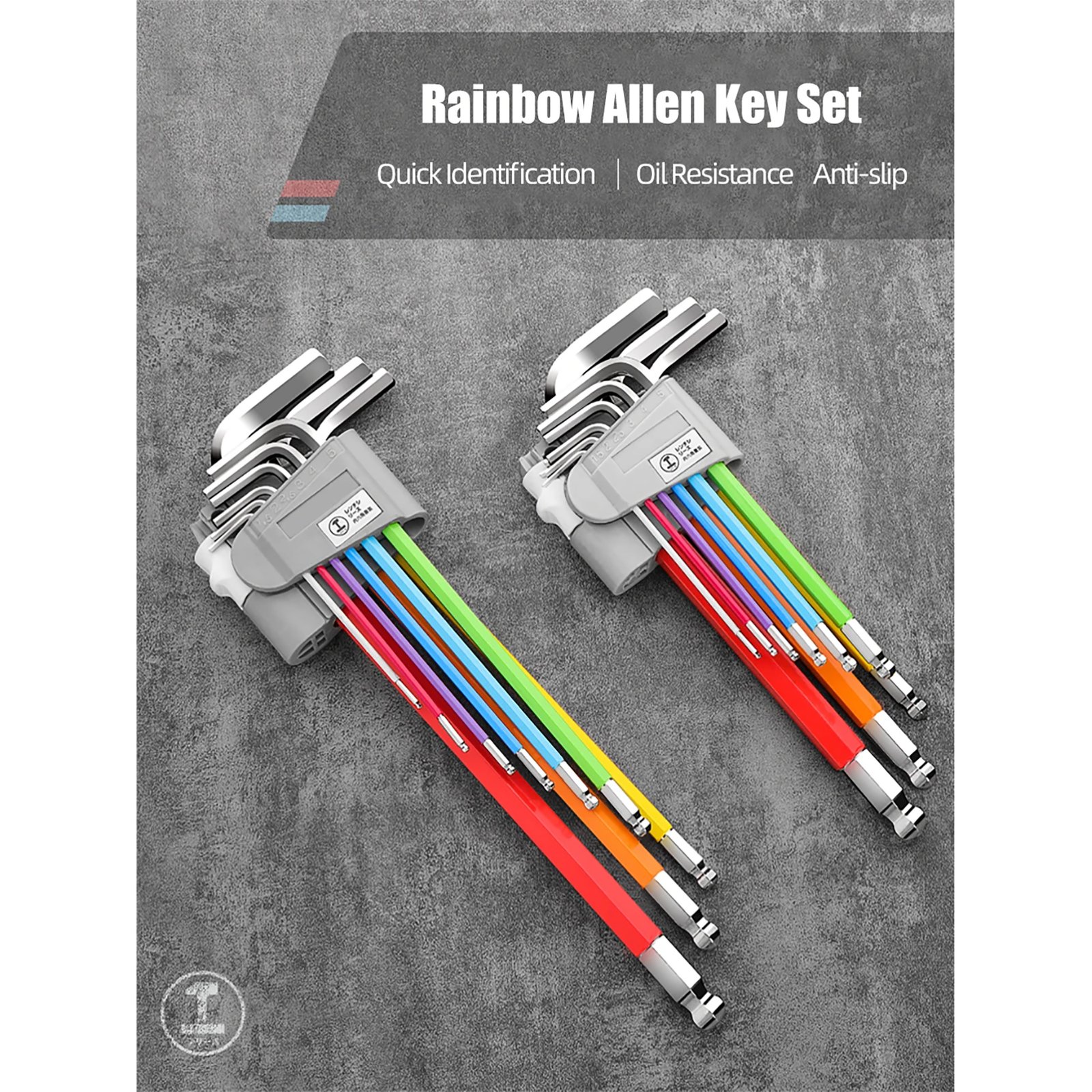 Kit De 9 Llaves Allen En L Thinkrider - Imagen 5