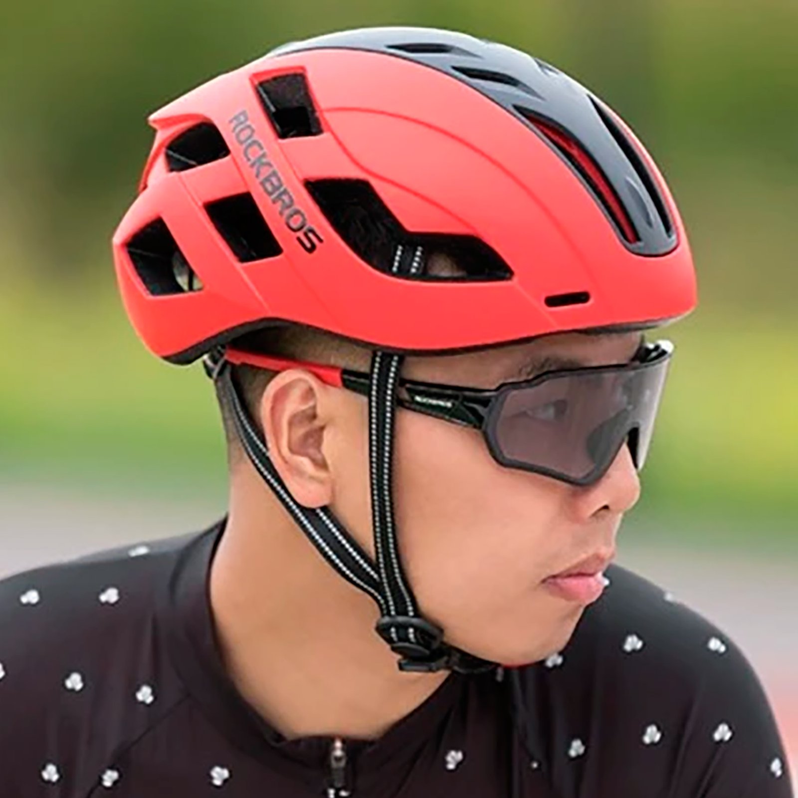 Casco Para Bicicleta Rockbros Reflectante - Imagen 3