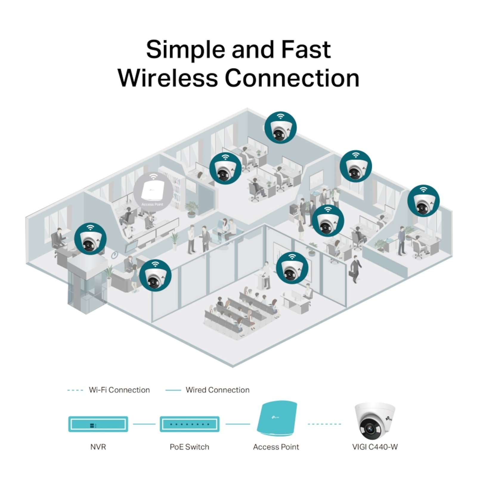 Cámara Seguridad Int Tp-Link Vigi C440 Día Noche 2K 4mp - Imagen 3