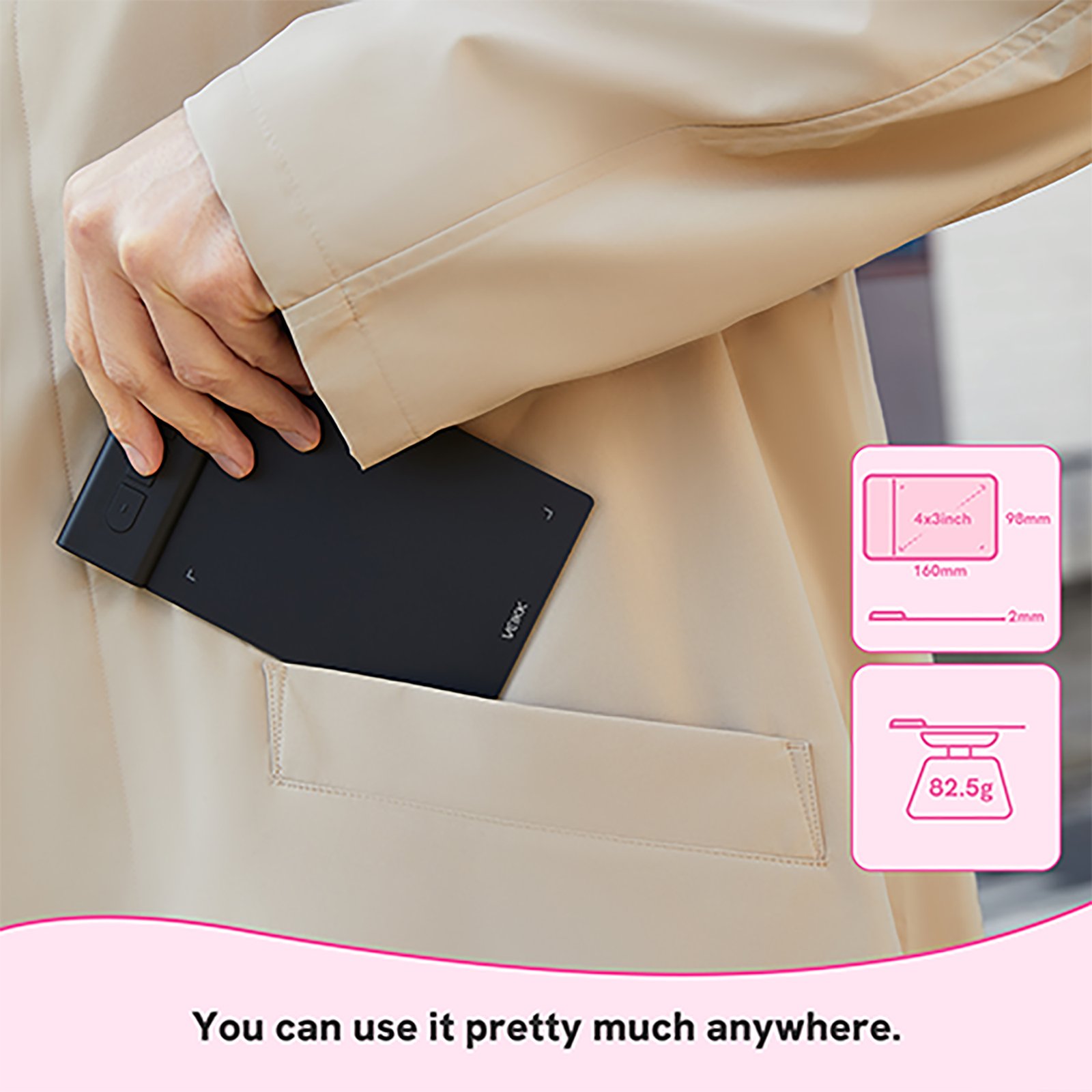 Tableta Digitalizadora Veikk Vk430 Ambidiestro 4x3 5080lpi - Imagen 2