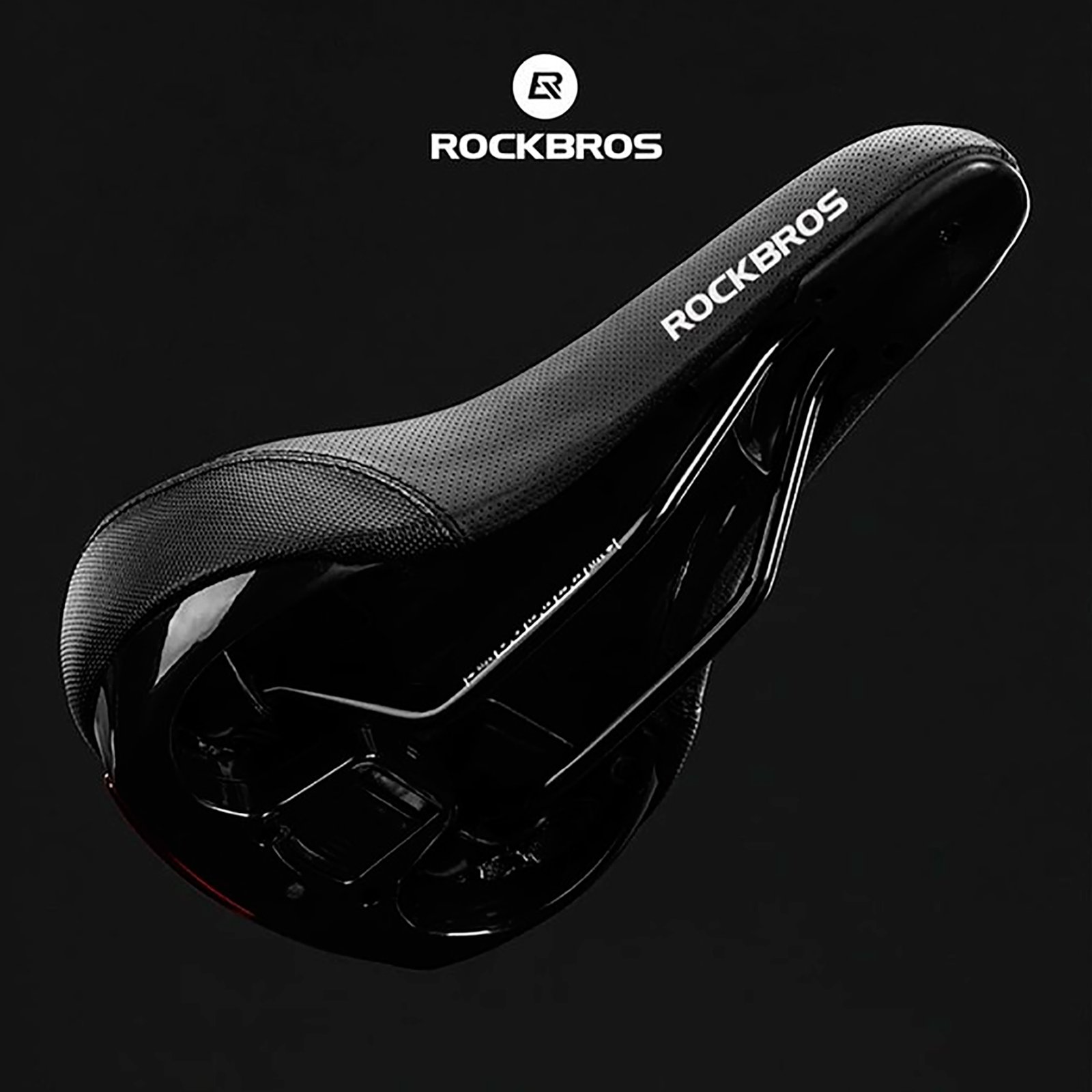 Sillín Con Luz Rockbros Ergonómico Cuero Pvc - Imagen 2