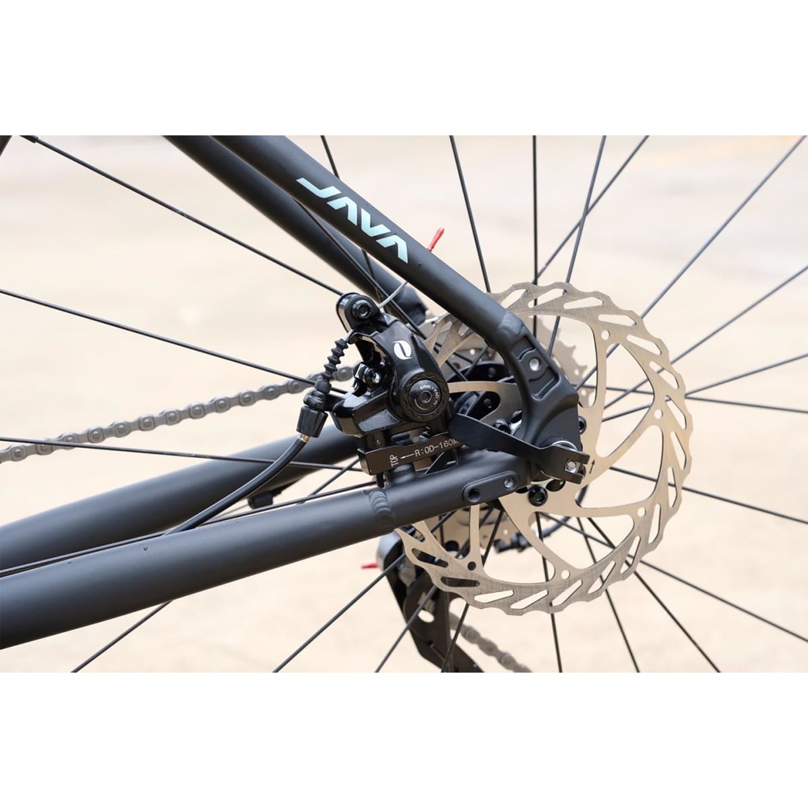 Bicicleta De Ruta Java Gravel Idra 24V Talle 470mm Negro - Imagen 4