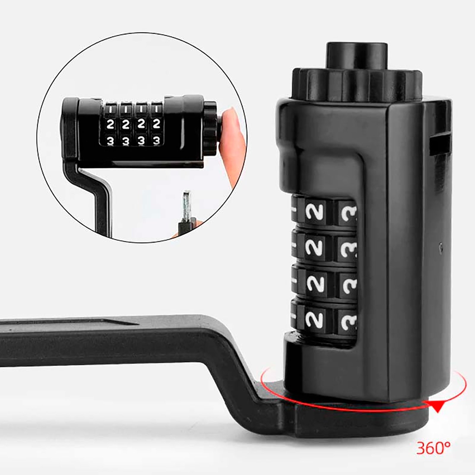 Candado Numérico Plegable Rockbros 4 Dígitos - Imagen 4