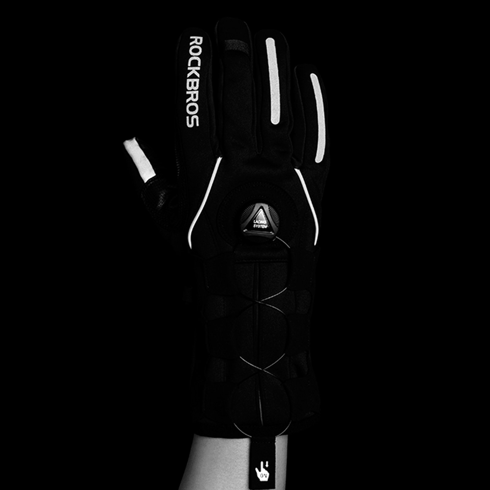 Guantes De Invierno Rockbros Antideslizantes Xl - Imagen 6