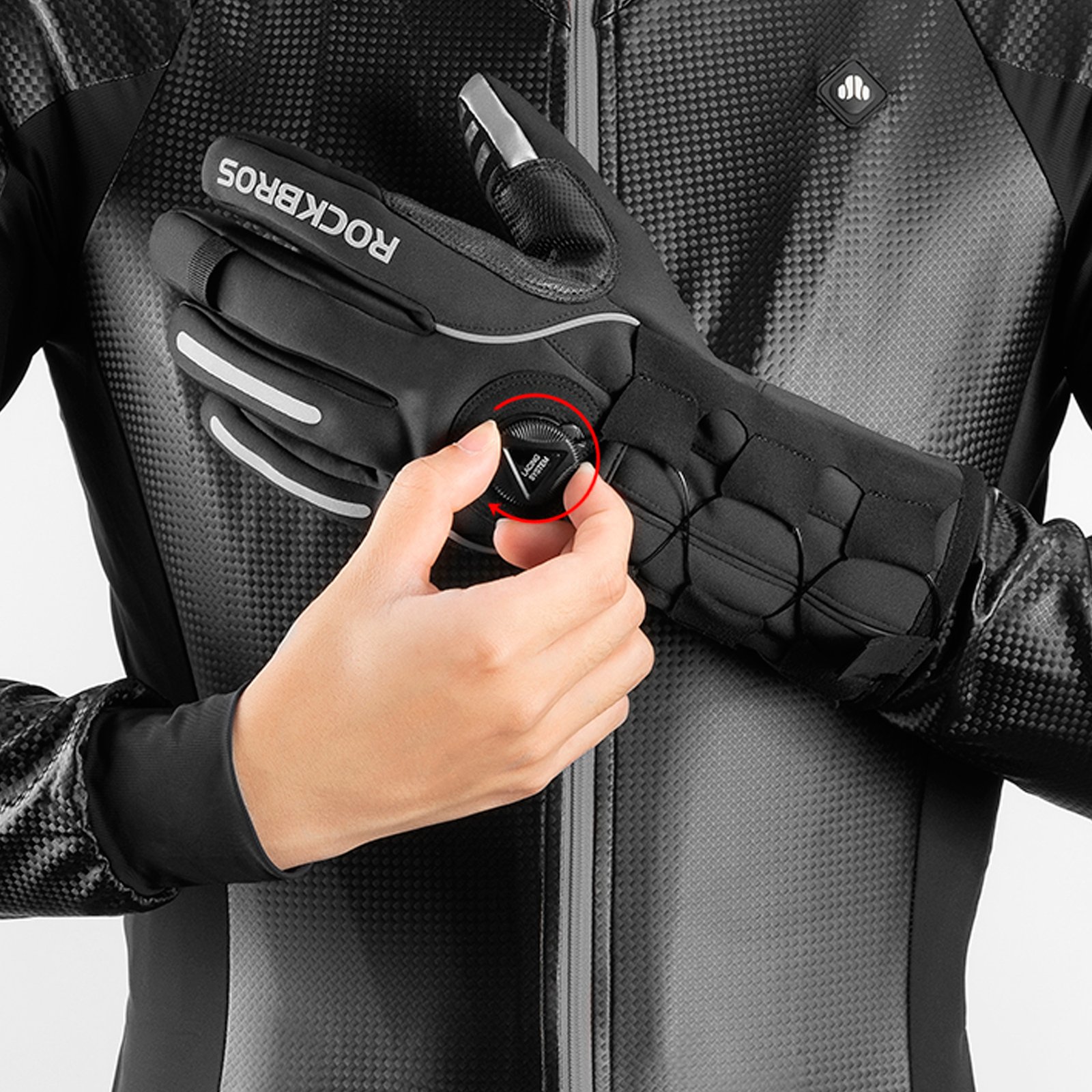 Guantes De Invierno Rockbros Antideslizantes Xl - Imagen 3