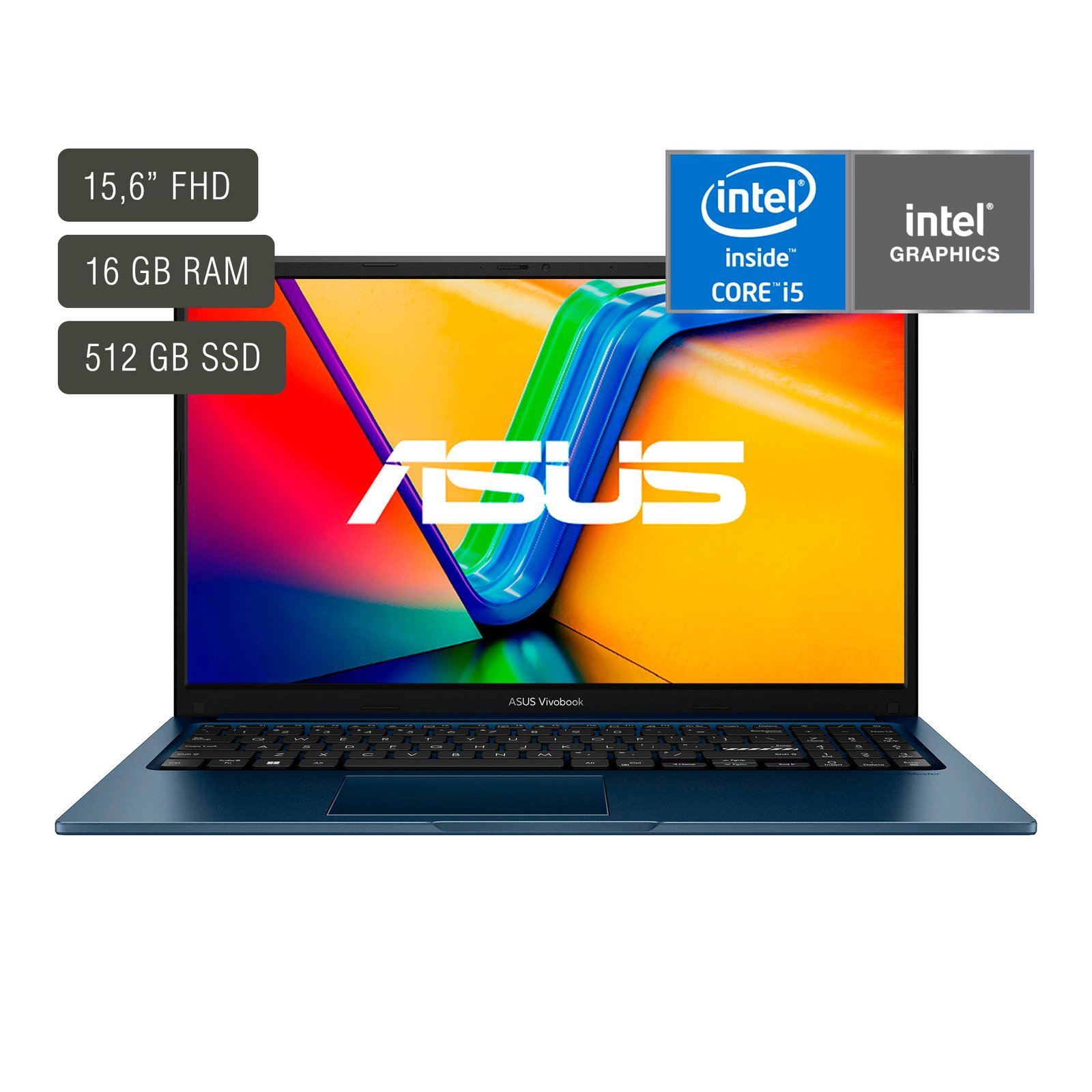 Notebook Asus Vivobook 15,6'' Core I5 16gb 512gb Win11 Pro - Imagen 7