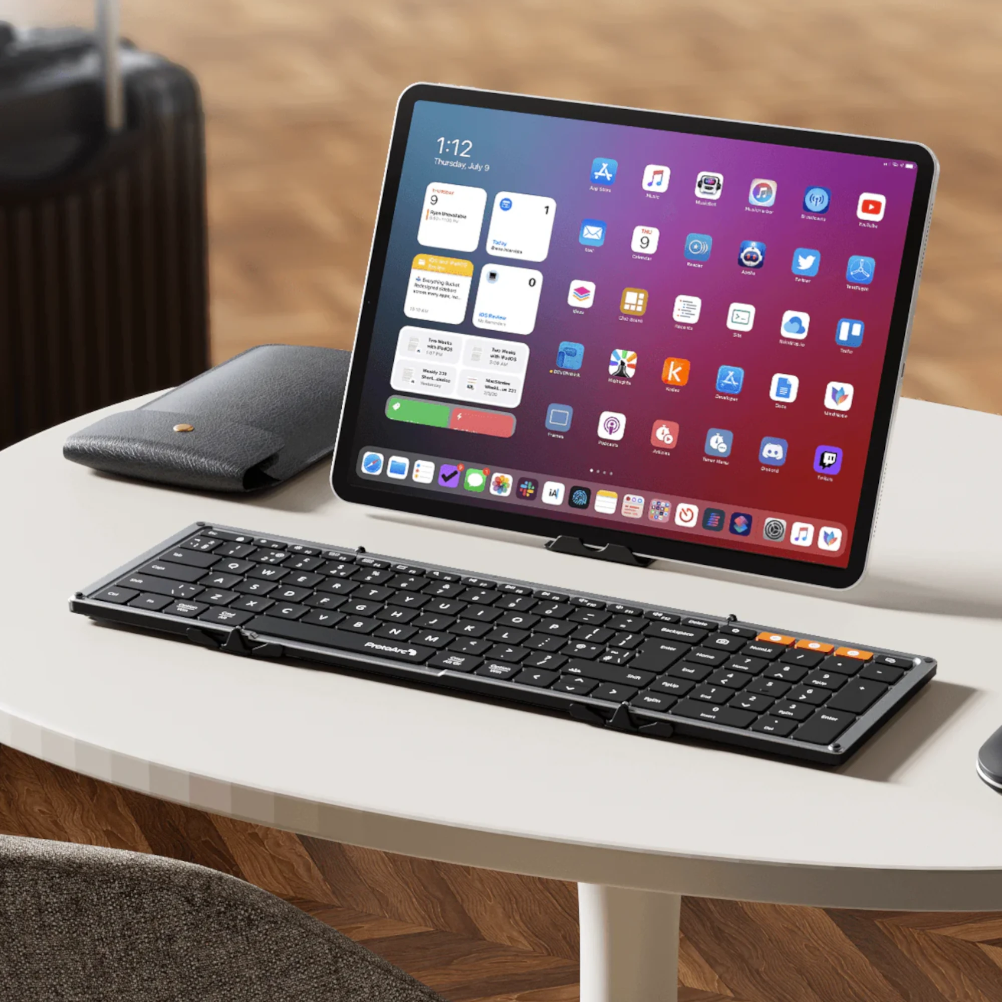 Teclado Plegable Retroiluminado Bluetooth ProtoArc Xk01-Plus - Imagen 4