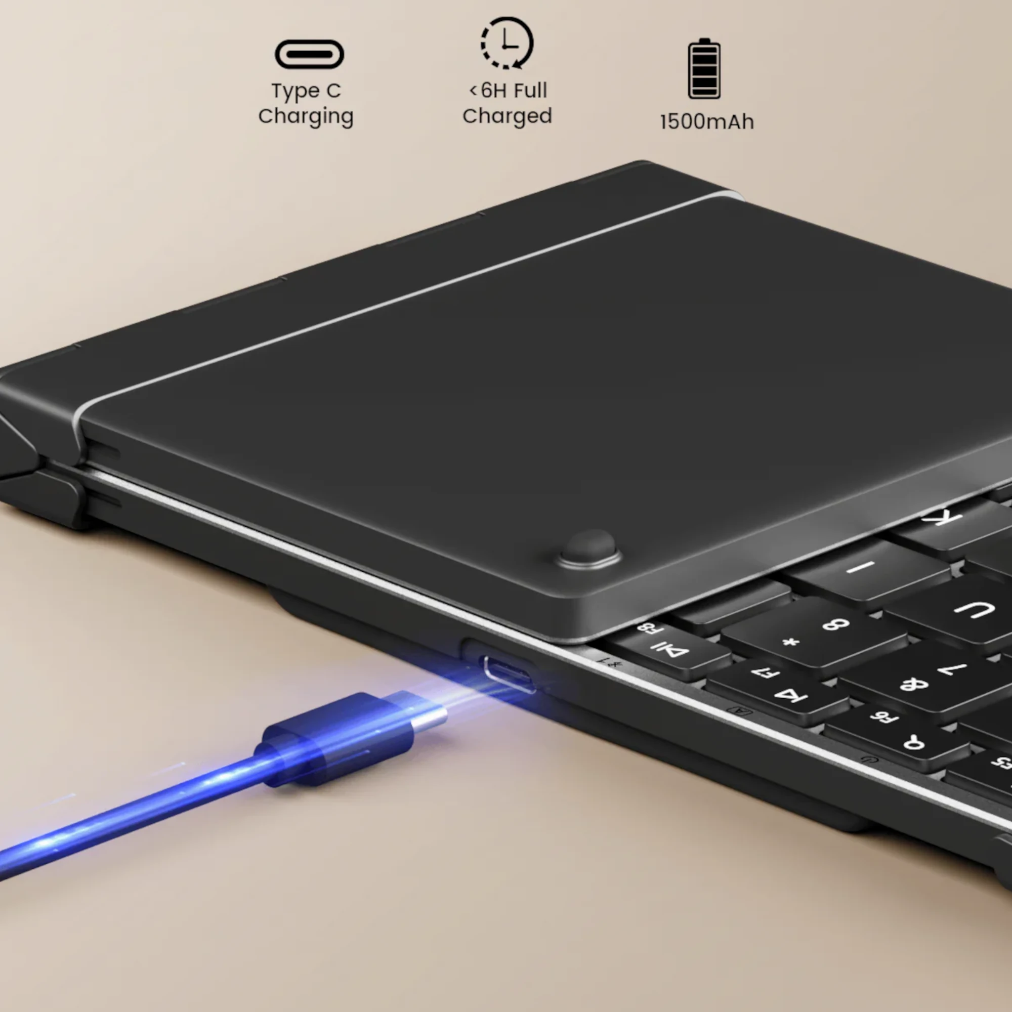 Teclado Plegable Retroiluminado Bluetooth ProtoArc Xk01-Plus - Imagen 2