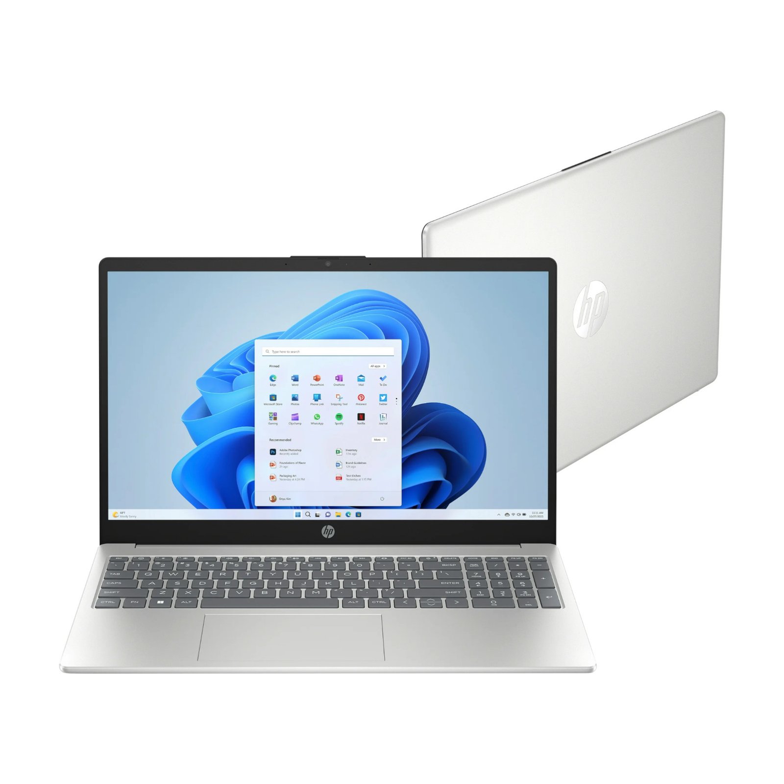 Notebook Hp 15,6'' N200 4gb 128gb Win11 Plata - Imagen 6