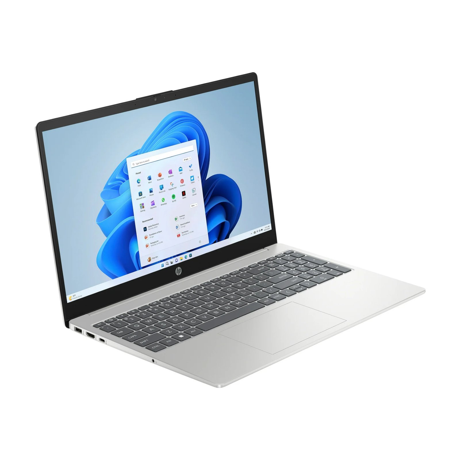 Notebook Hp 15,6'' N200 4gb 128gb Win11 Plata - Imagen 3