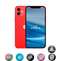 iPhone 12 6,1'' 4gb 128gb Dual Cam 12mp Rojo - Imagen 2