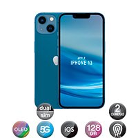 iPhone 13 6,1'' 5G 4gb 128gb Dual Cam 12mp Azul - Imagen 4
